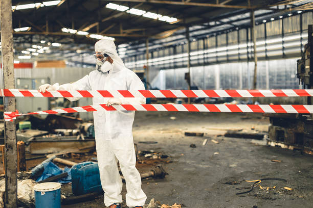 Professional Crime Scene Cleanup technician working in Baltic, CT